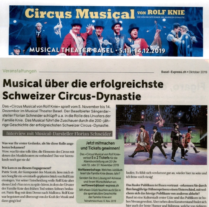 Musical über die erfolgreichste Schweizer Circus-Dynastie