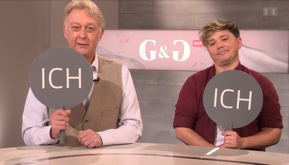 Florian Schneider und Patric Scott im G&G Harmonie-Quiz