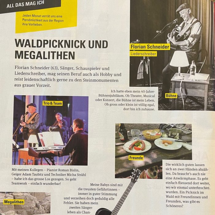 All das mag ich: Waldpicknick und Megalithen