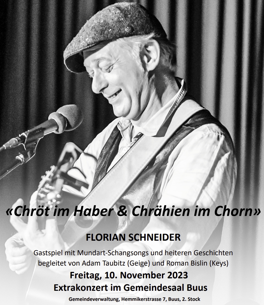 Tourneegastspiel «Chröt im Haber & Chrähien im Chorn» in Buus