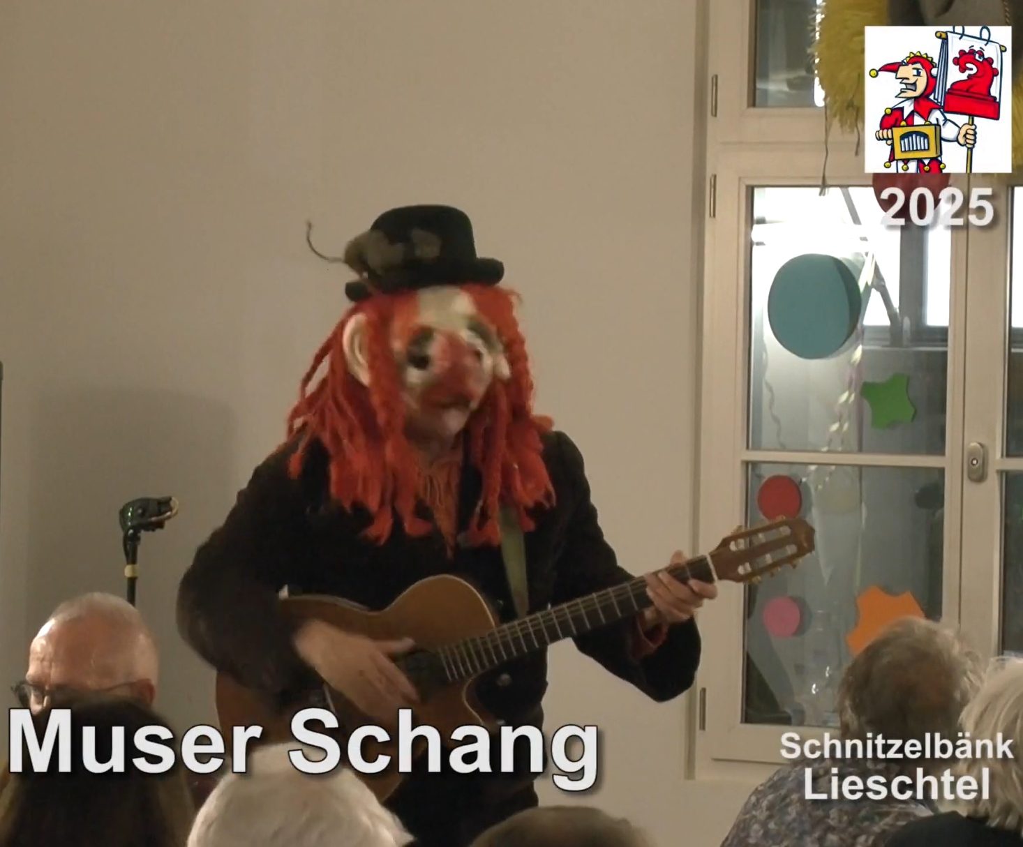 Schnitzelbankauftritt Muser Schang 2025 in der Kaserne Liestal