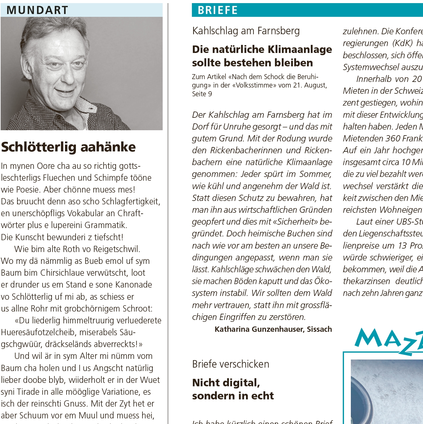 Schlötterlig aahänke