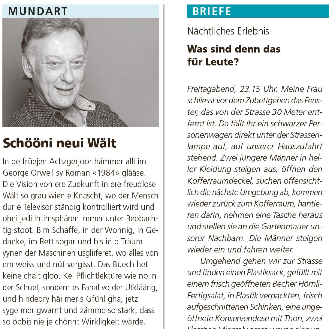 Schööni neui Wält