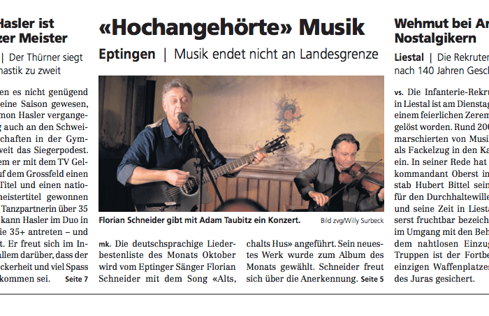 «Hochangehörte» Musik