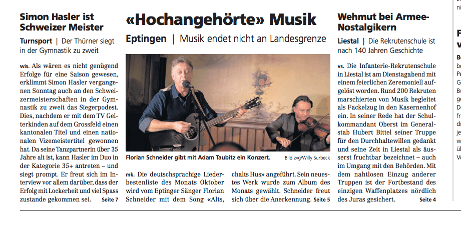 «Hochangehörte» Musik